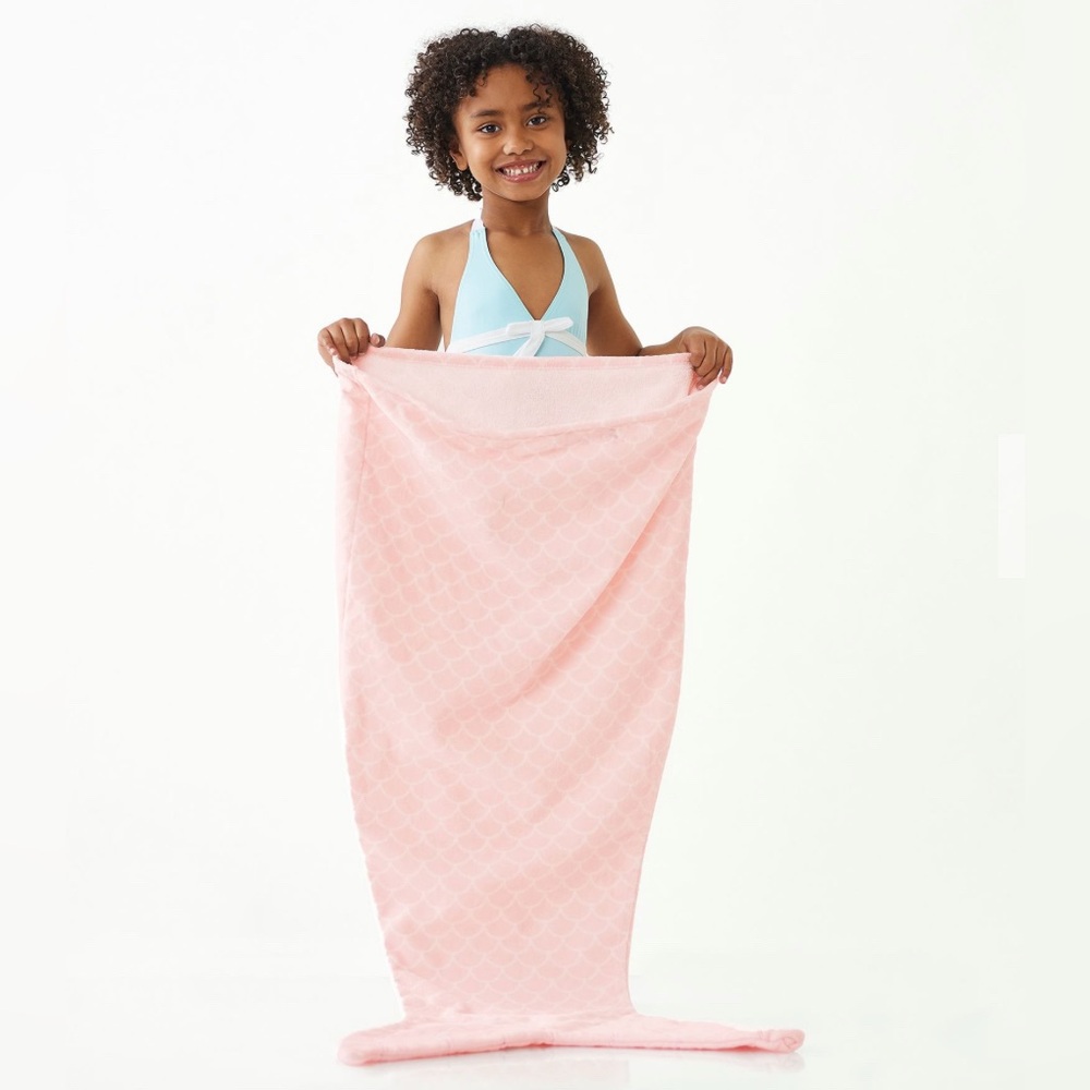 Pottery Barn Kids Mermaid Tail Towel